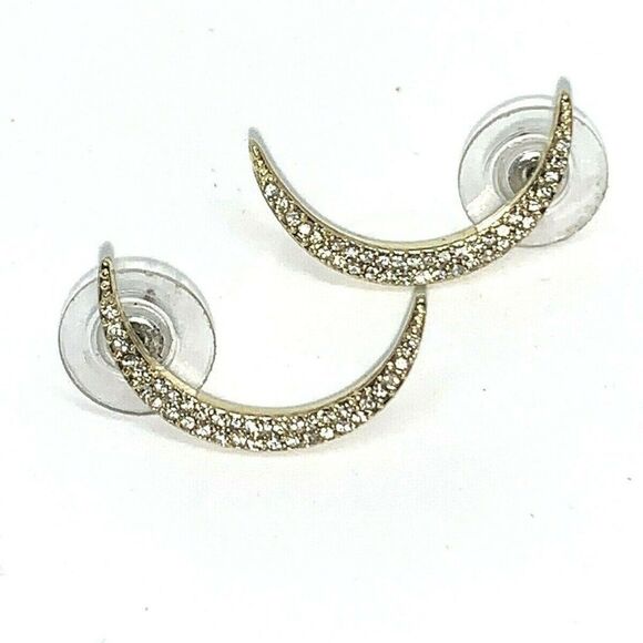 Baublebar Moon Earrings Pierced see details - Picture 1 of 8